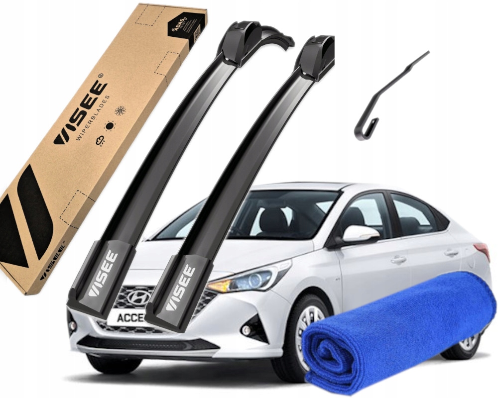 Wycieraczki samochodowe do szyb Visee Hexa H001 650/400 mm Do Hyundai
