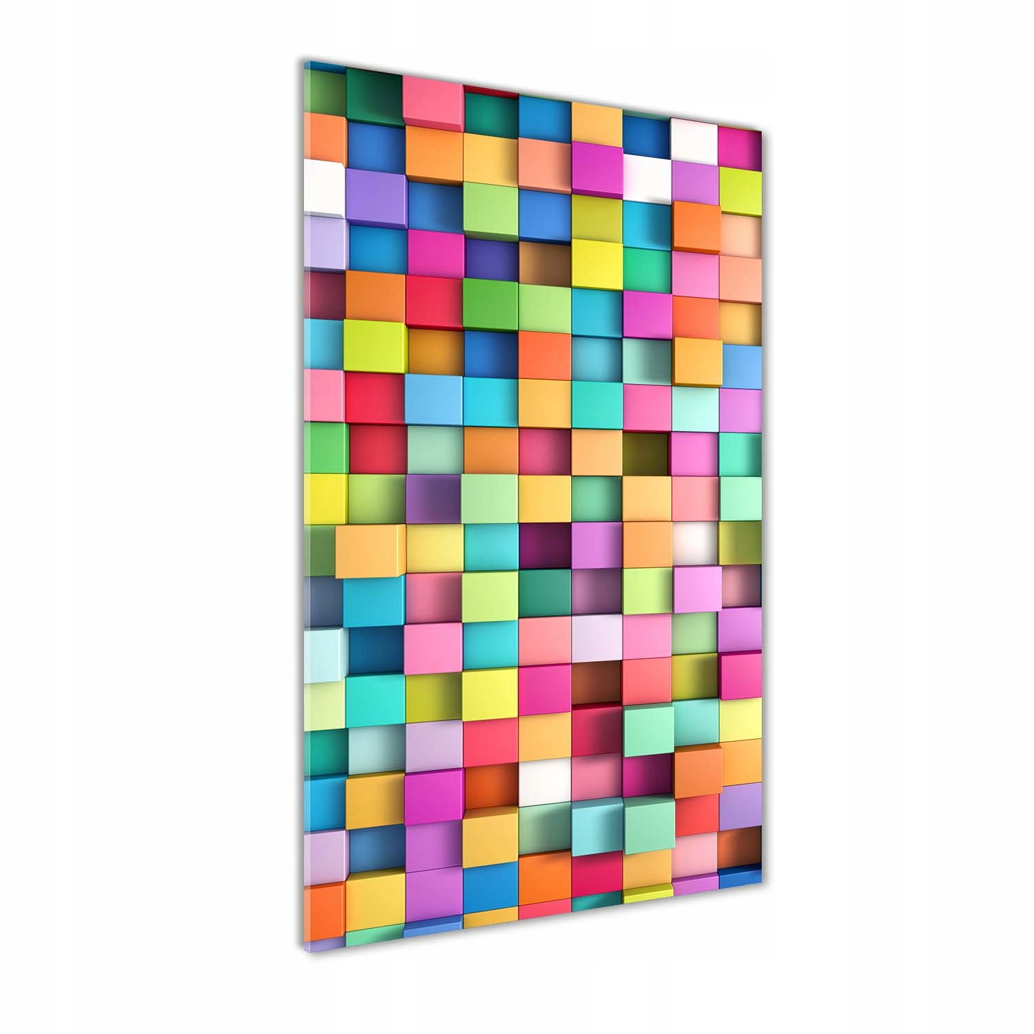 

Foto obraz na szkle Abstrakcja kwadraty 70x140 cm