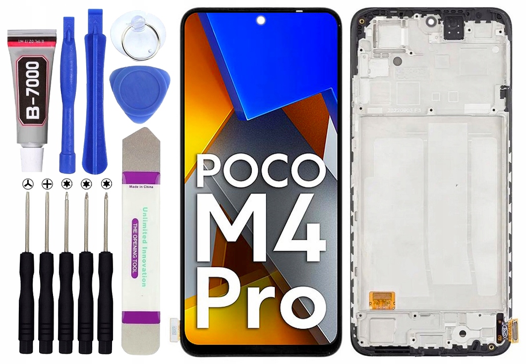 Oled displej pro Xiaomi Poco M4 Pro 4G LCD displej Rámeček