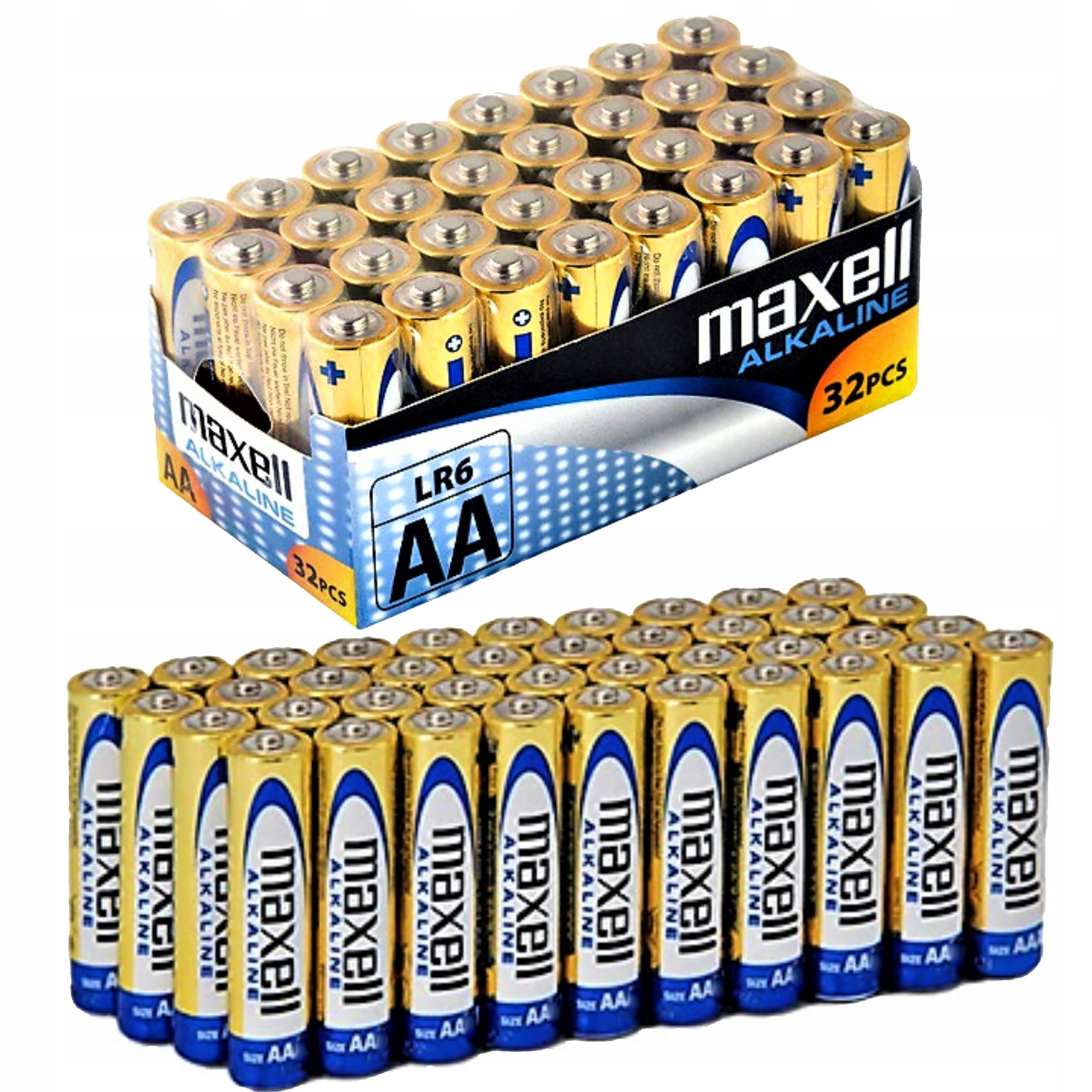 

Maxell LR6 Aa baterie alkaliczne 32 szt