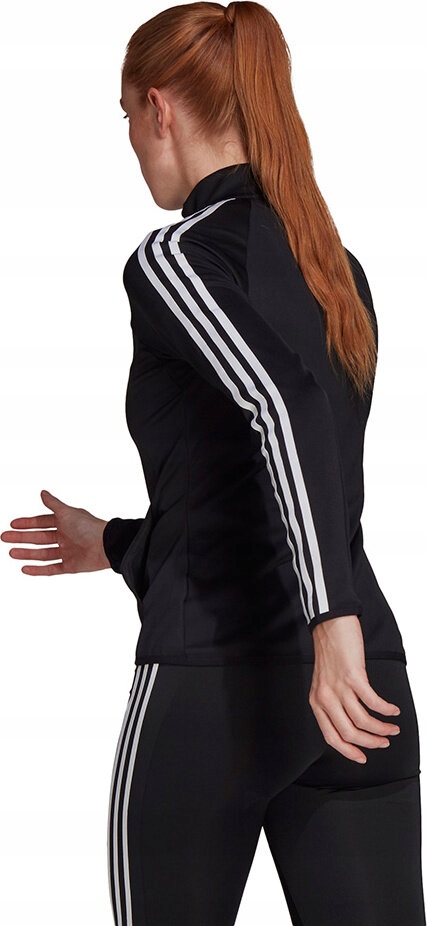 BLUZA DAMSKA ADIDAS AEROREADY DESIGNED 2 MOVE 3 STRIPES TRACK JACKET r 2XL Kolor czarny