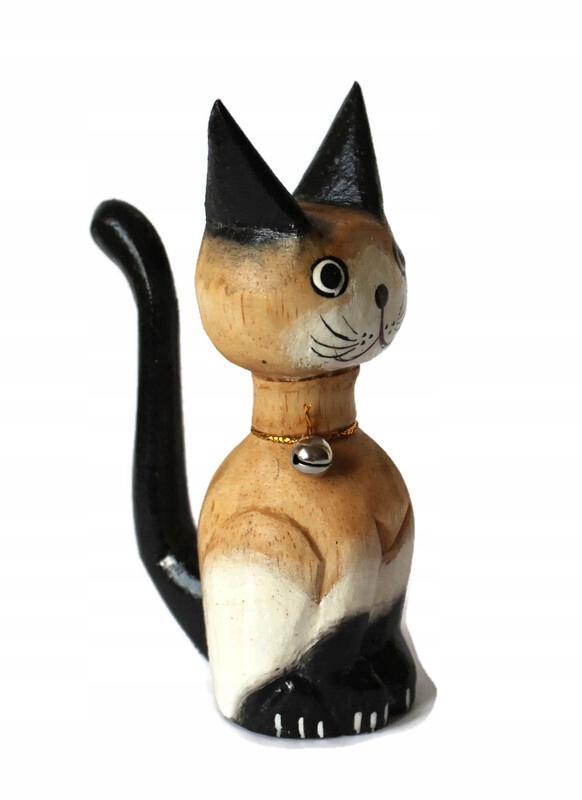 

Figurka Drewniana Kot 8cm Indonezja beż 482