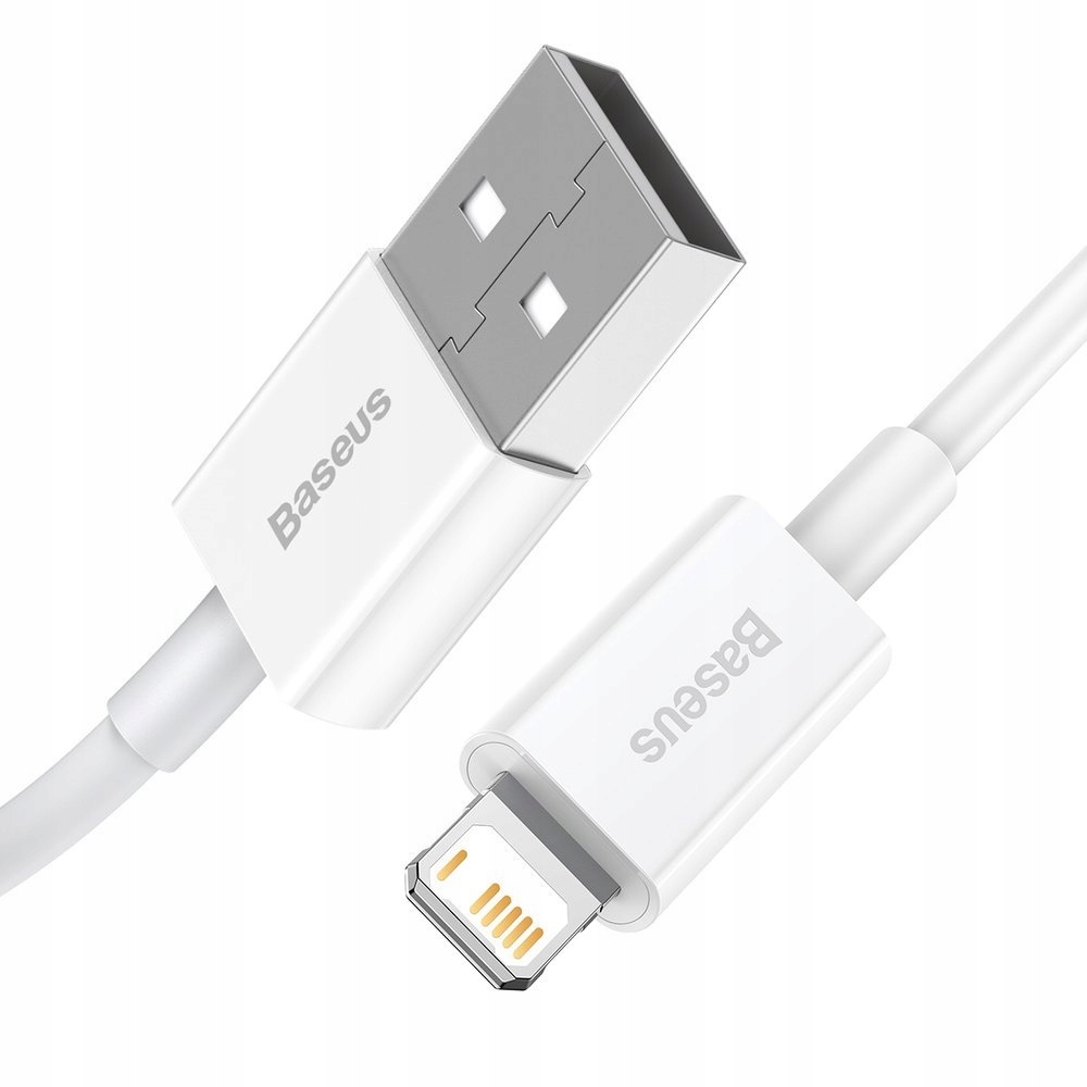 KABEL Baseus Superior USB - LIGHTNING DO IPHONE 1M Kolor biały
