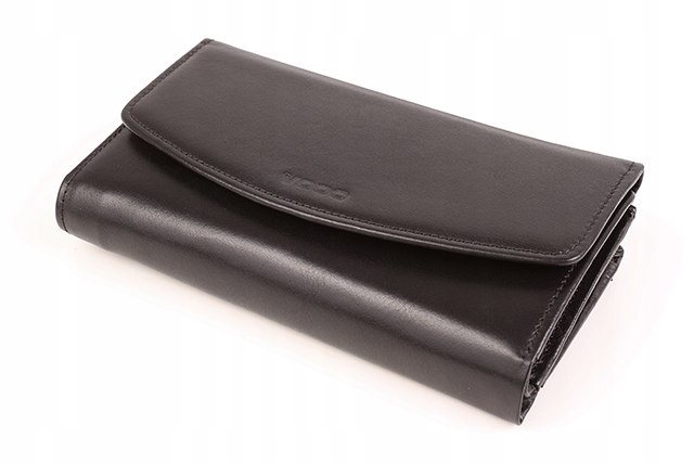

Duży skórzany portfel damski PPD6 Vooc black