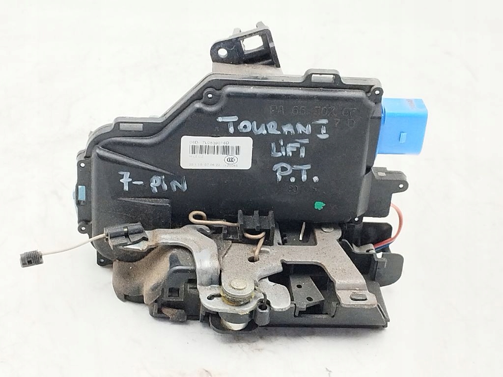 VW Touran and lock door right rear part 7 PIN