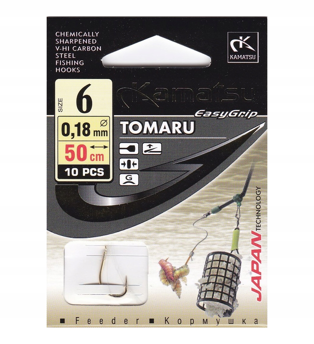 

Gotowe Haczyki Kamatsu Japan Tomaru nr 6