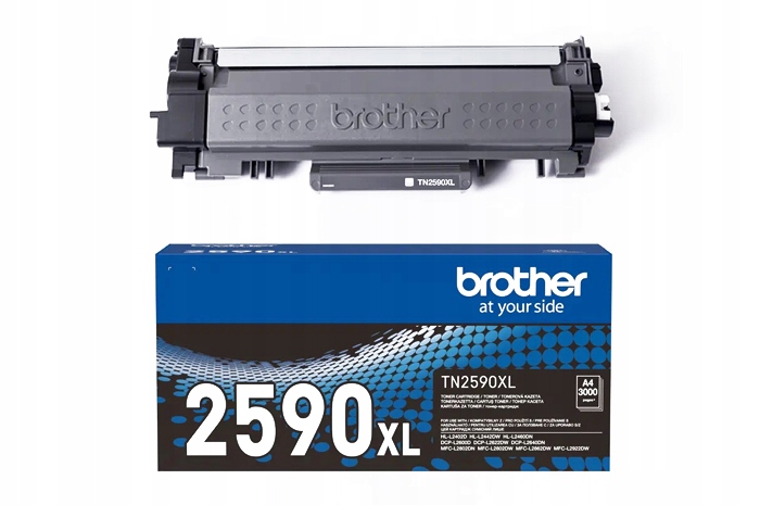 Originálny čierny toner Brother TN2590XL, TN-2590XL