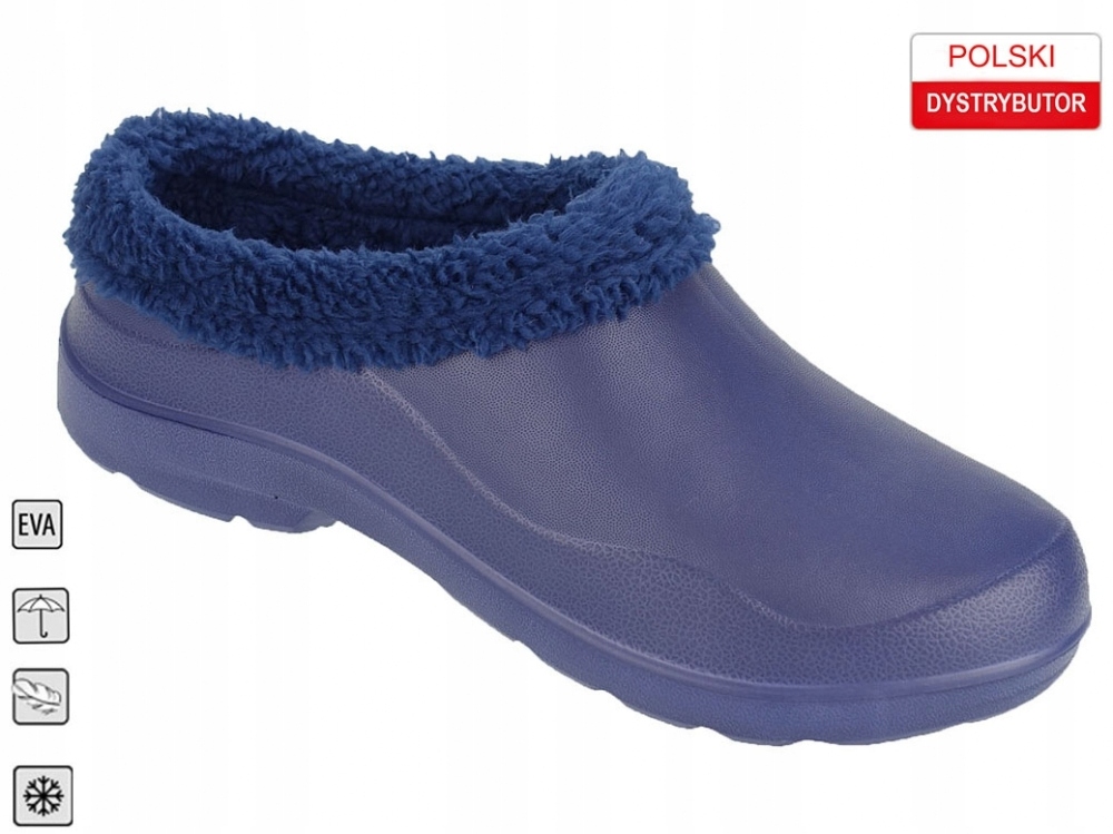 KLAPKI CHODAKI OGRODOWE MĘSKIE OCIEPLANE PIANKOWE KALOSZE LEKKIE