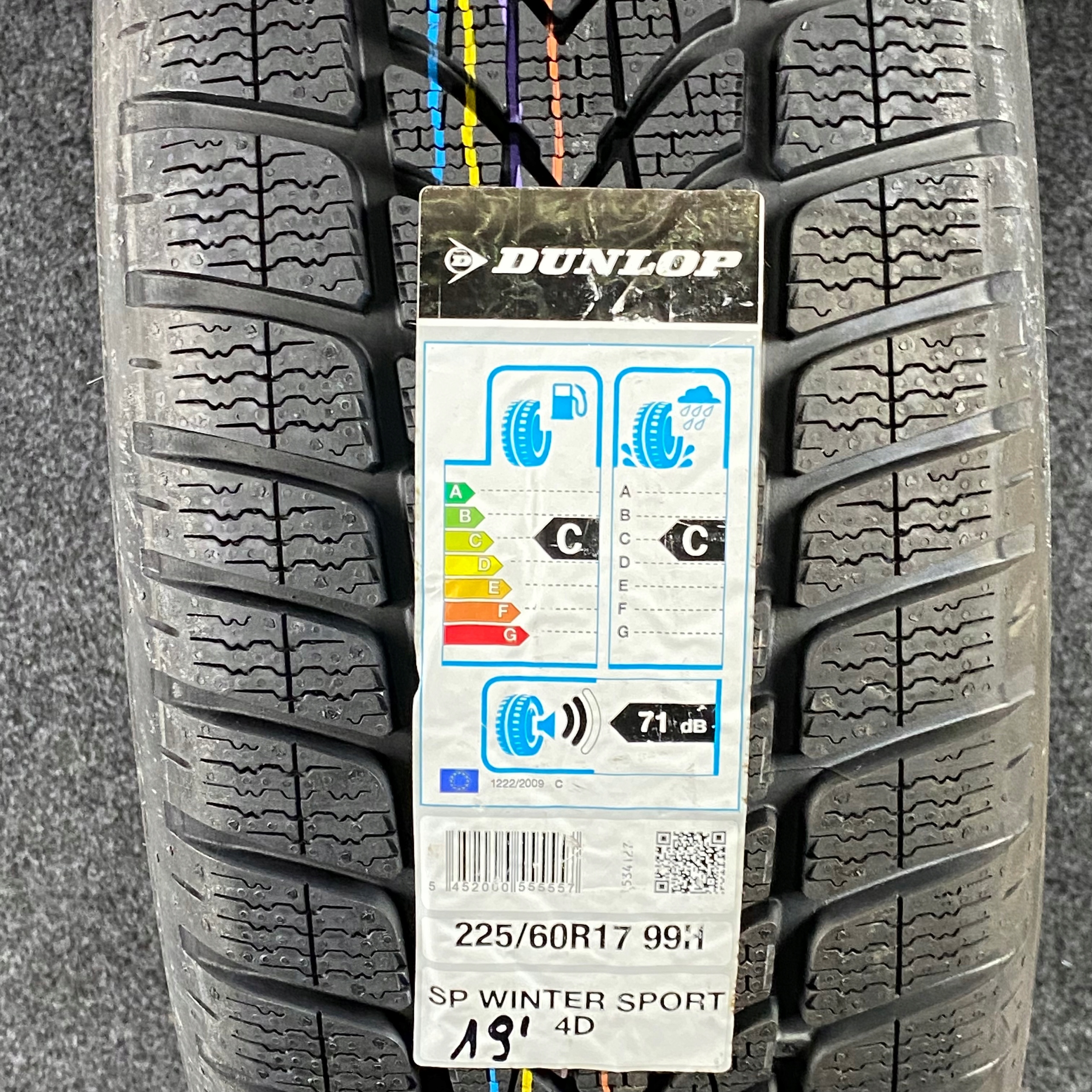 DUNLOP SP WINTER SPORT 4D 225/60R17 2019 NOWA Sezon zimowe