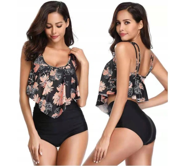 STRÓJ KĄPIELOWY BIKINI WYSOKI STAN BOHO 52 6XL Marka Inna marka