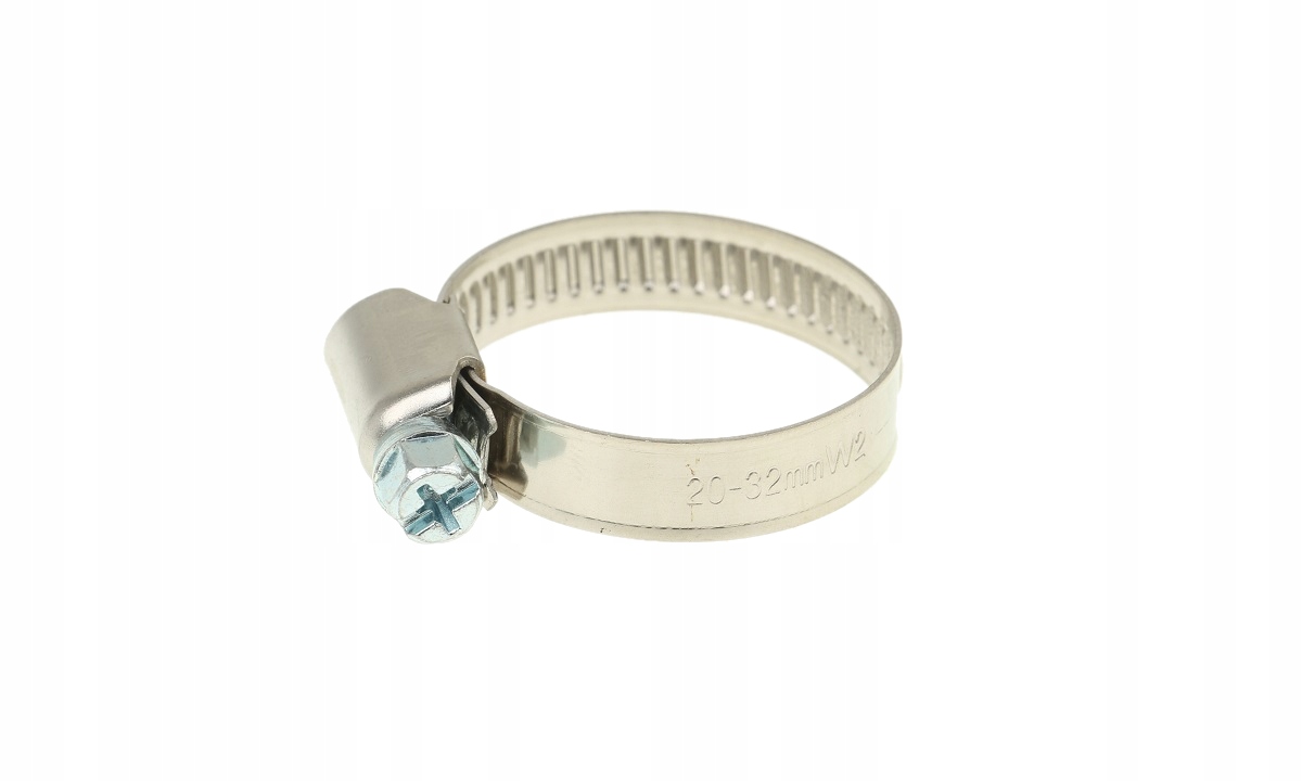 OPASKA ZACISKOWA ŚLIMAKOWA 20-32 mm NIERDZEWNA