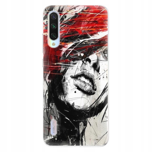 Silikonowe etui iSaprio Sketch Face do Xiaomi Mi A3