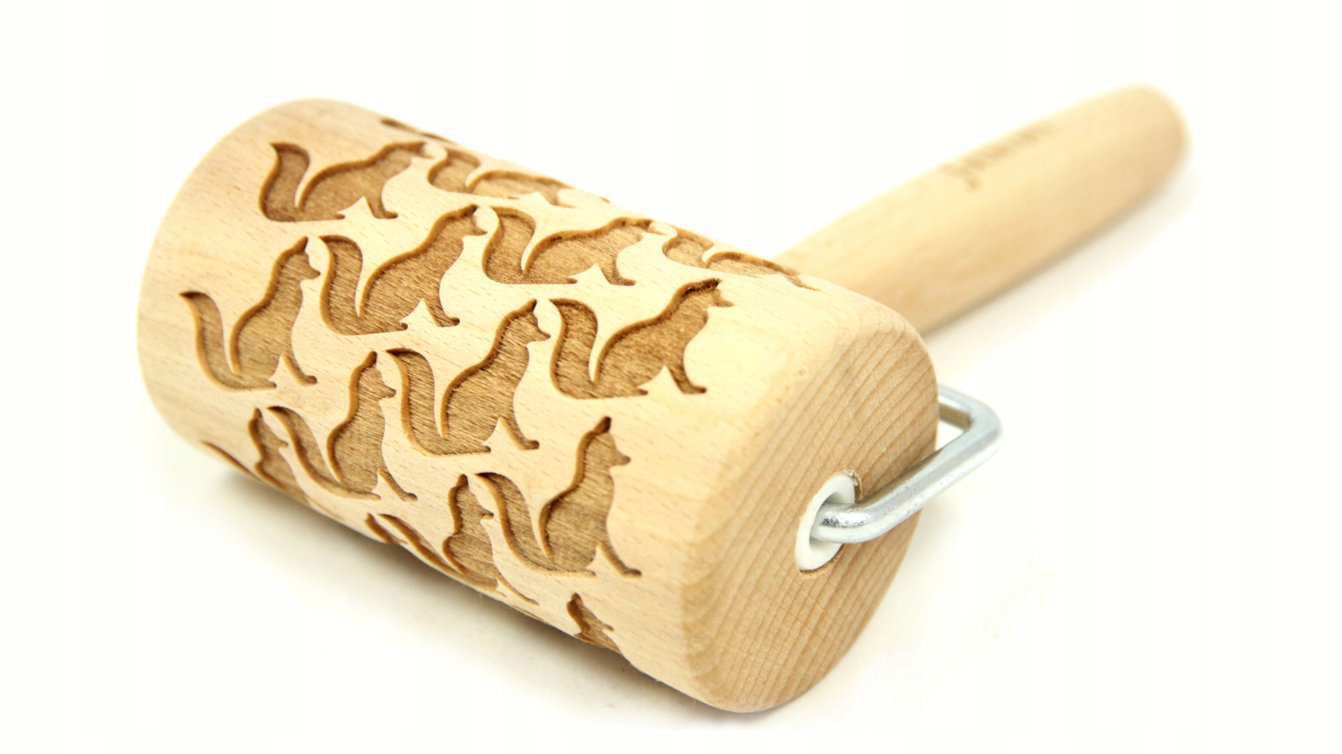 MINI WAŁEK GRAWEROWANY LISY