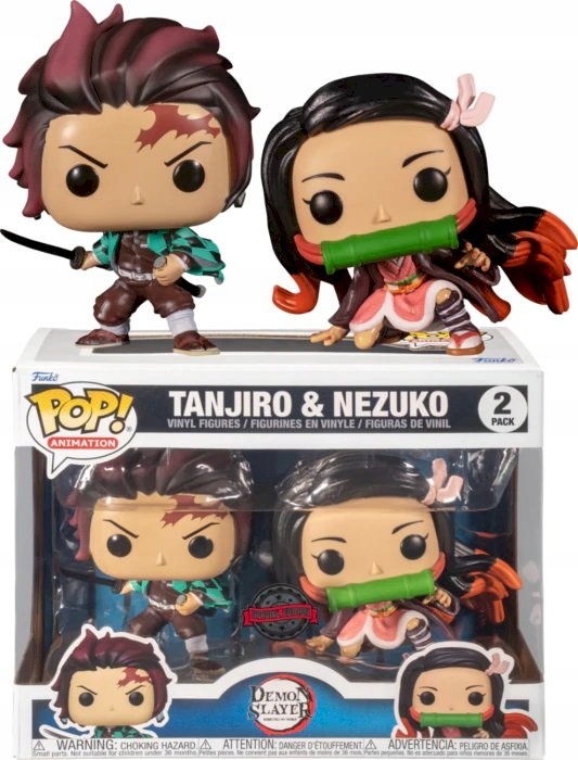 Funko Pop! Demon Slayer Tanjiro & Nezuko 2-Pac
