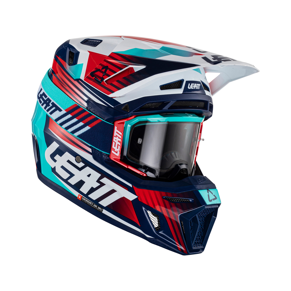 Leatt Prilba Moto 8.5 V23 (+ Okuliare Velocity 5.5 zdarma) Helmet Kit Royal Kolo