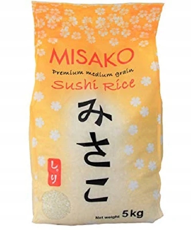 Misako Rýže na sushi 5 kg krátkozrnná maki nigiri hosmaki premium poke