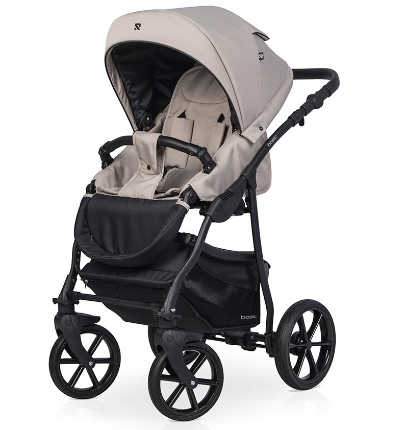 POLSKI WÓZEK WIELOFUNKCYJNY 2W1 / RIKO BASIC 2023 CAPPUCCINO Model Basic 2023