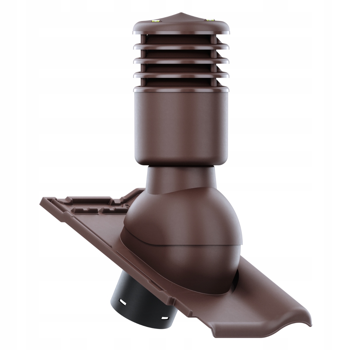 větrací komín Izolovaný Smart fi125 Alegra 9 Tmavě Hnědá Angoba