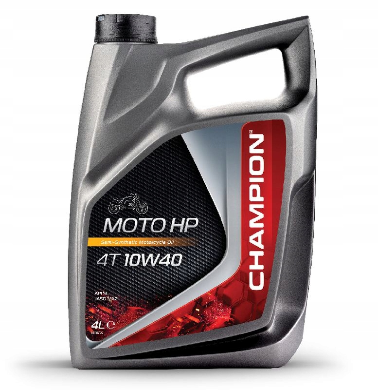 Champion Motorový Olej Moto Hp 4T 10W40 4L MÁ2 Polosyntický (akc)