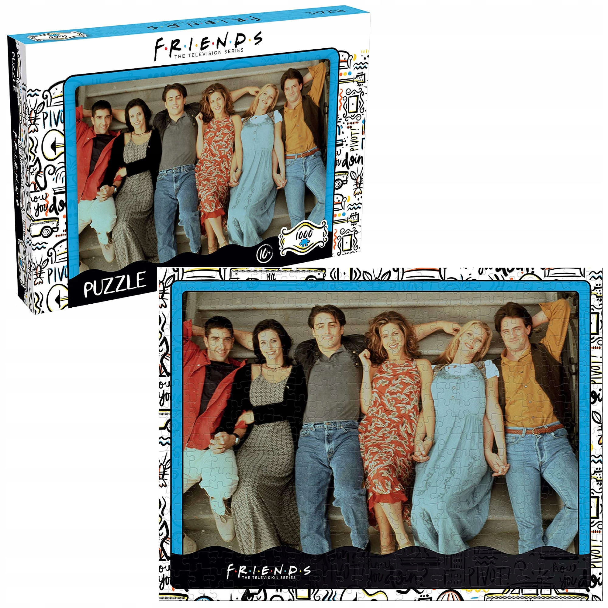PUZZLE FRIENDS PRZYJACIELE 1000 ELEMENTÓW 67 CM