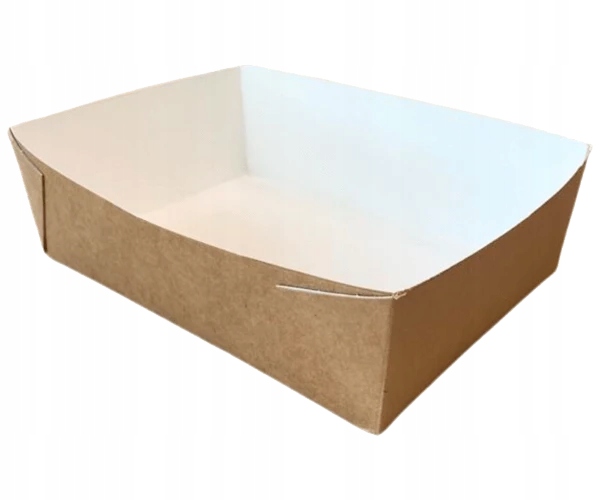 

Tacki papierowe głębokie kraft 20x14x6 cm 50 szt.