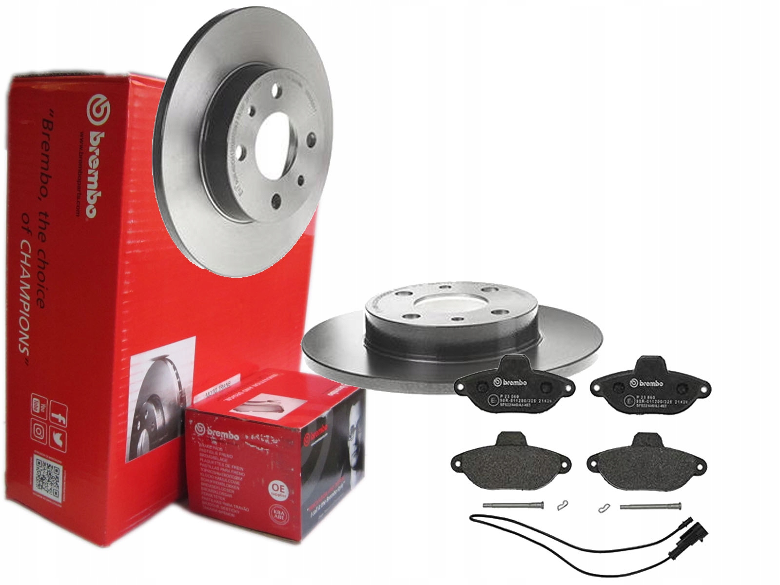 TARCZE KLOCKI BREMBO PRZÓD RENAULT MEGANE CLIO II