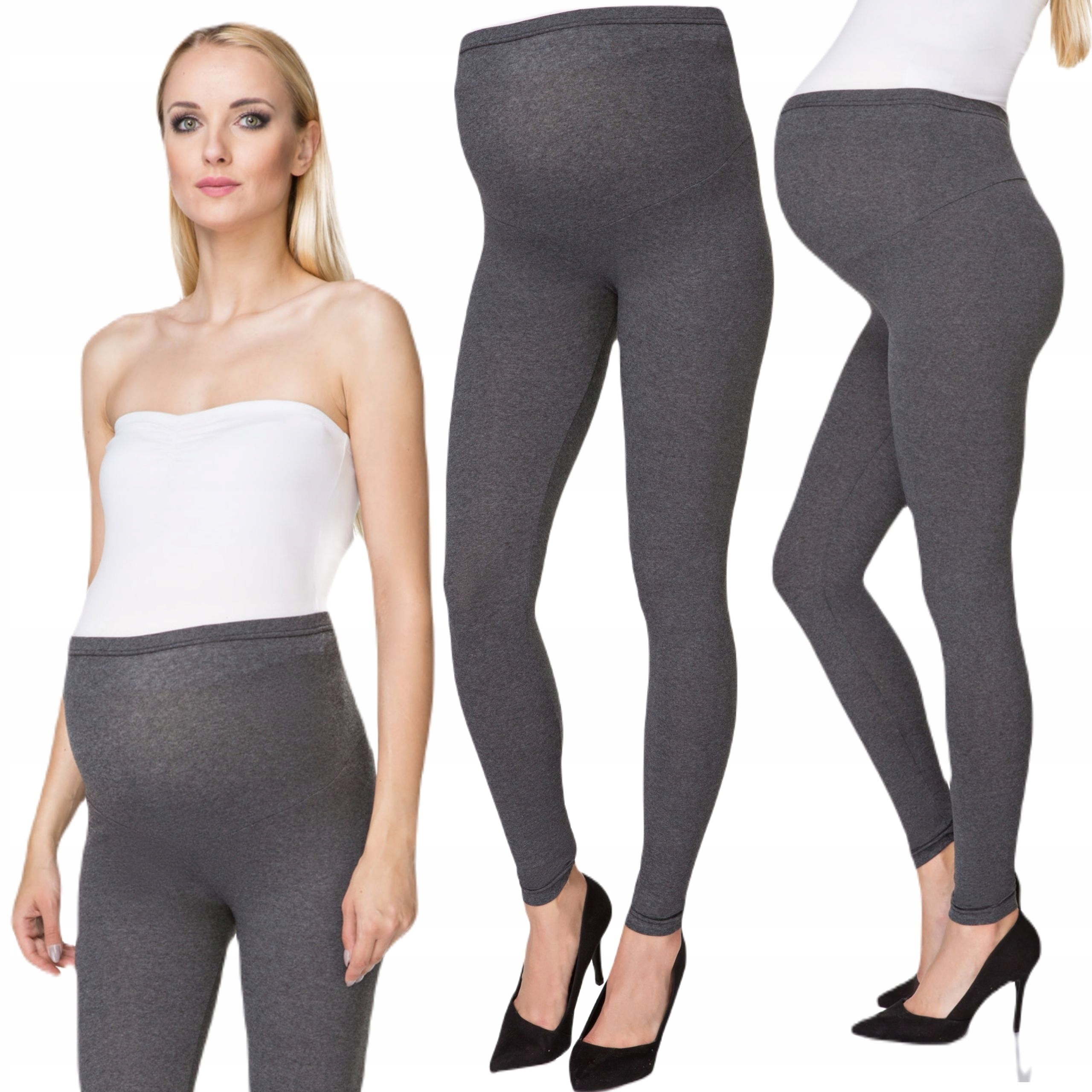 

Legginsy Ciążowe Bawełniane Długie Getry XXXL