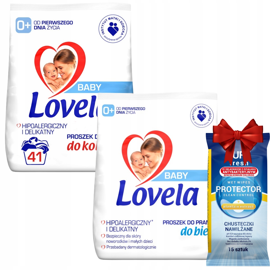 Lovela Baby Hypoalergenní prášek na praní Barva a bílá 8,2 kg Dárek