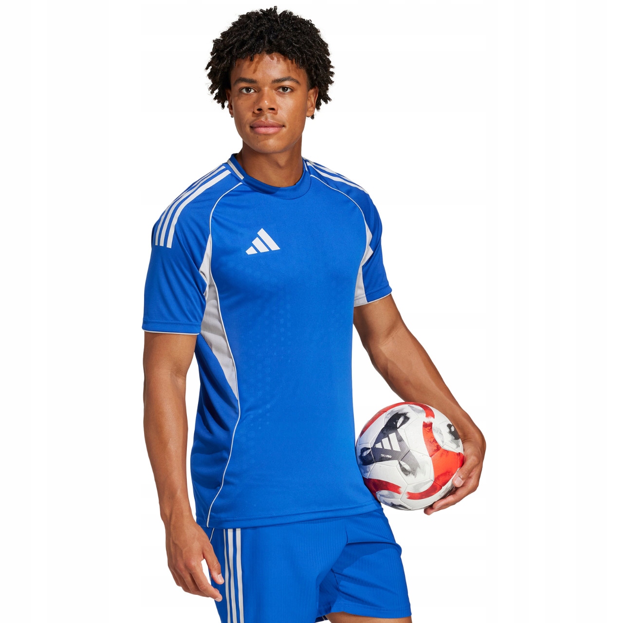 Tričko pánské adidas Tiro 25 Competition Match modré JF6084 Velikost S