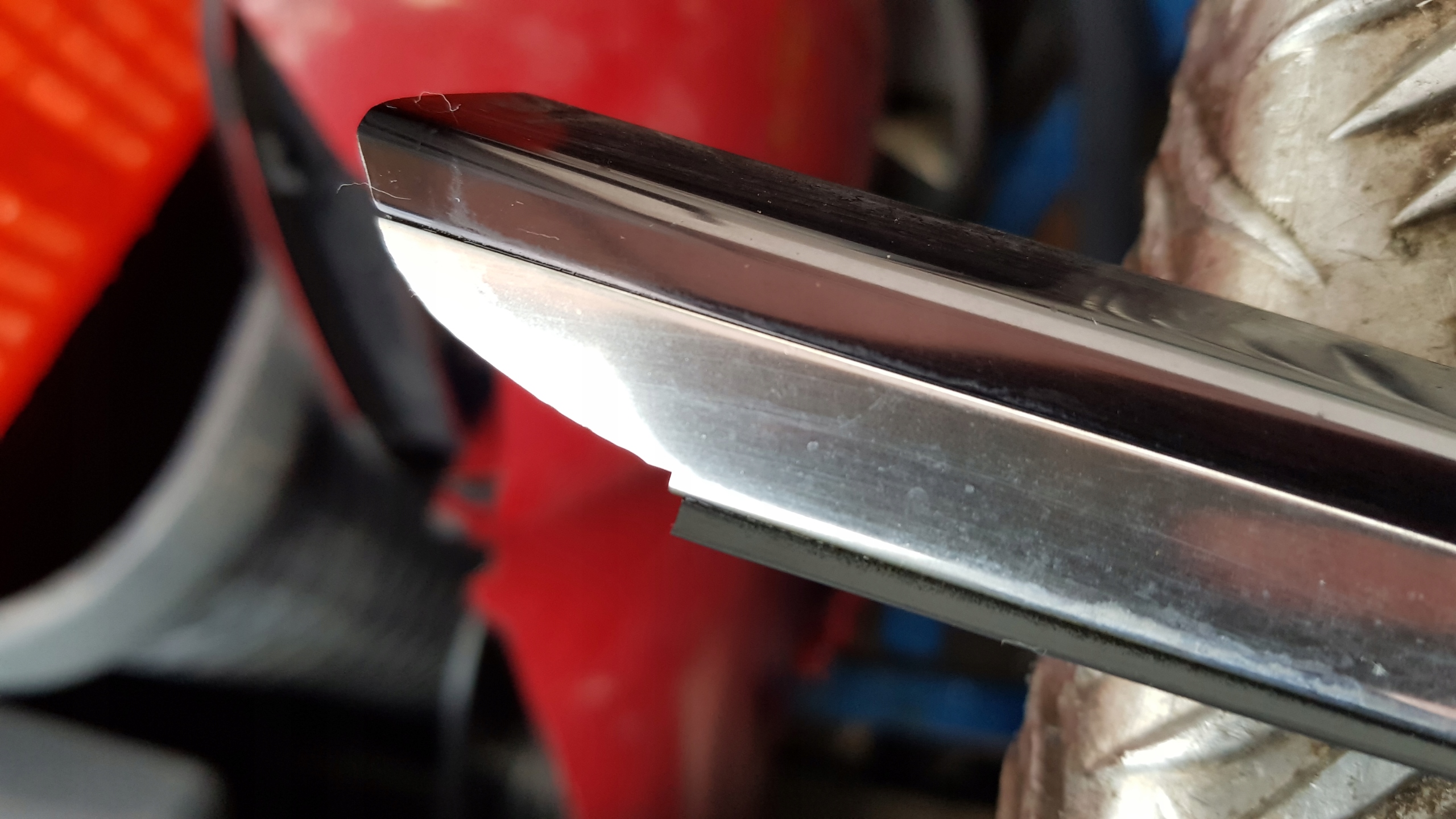 MERCEDES W220 moulding dust left front
