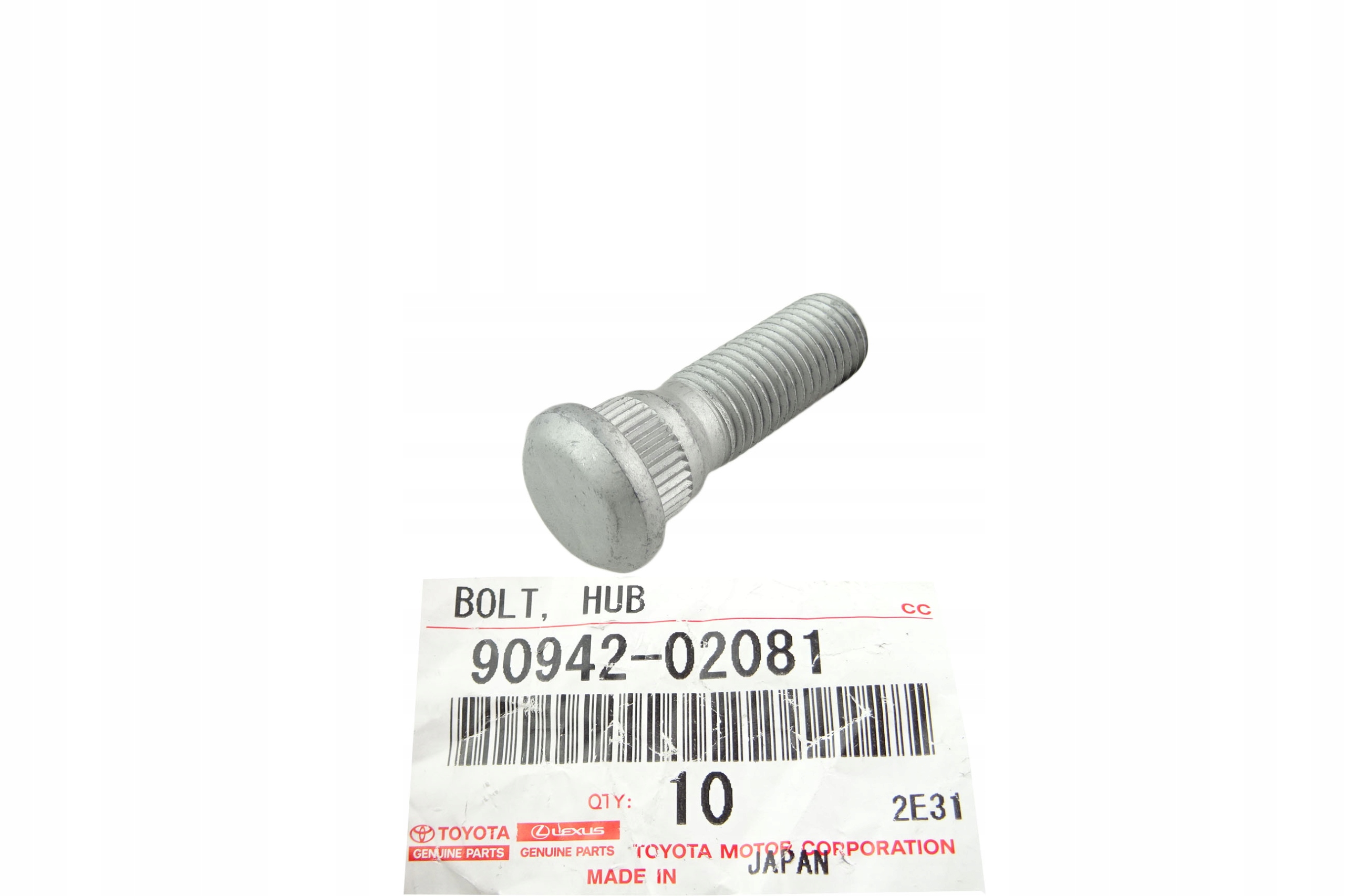 TOYOTA LEXUS SZPILKA ŚRUBA PIASTY KOŁA ORYGINAŁ