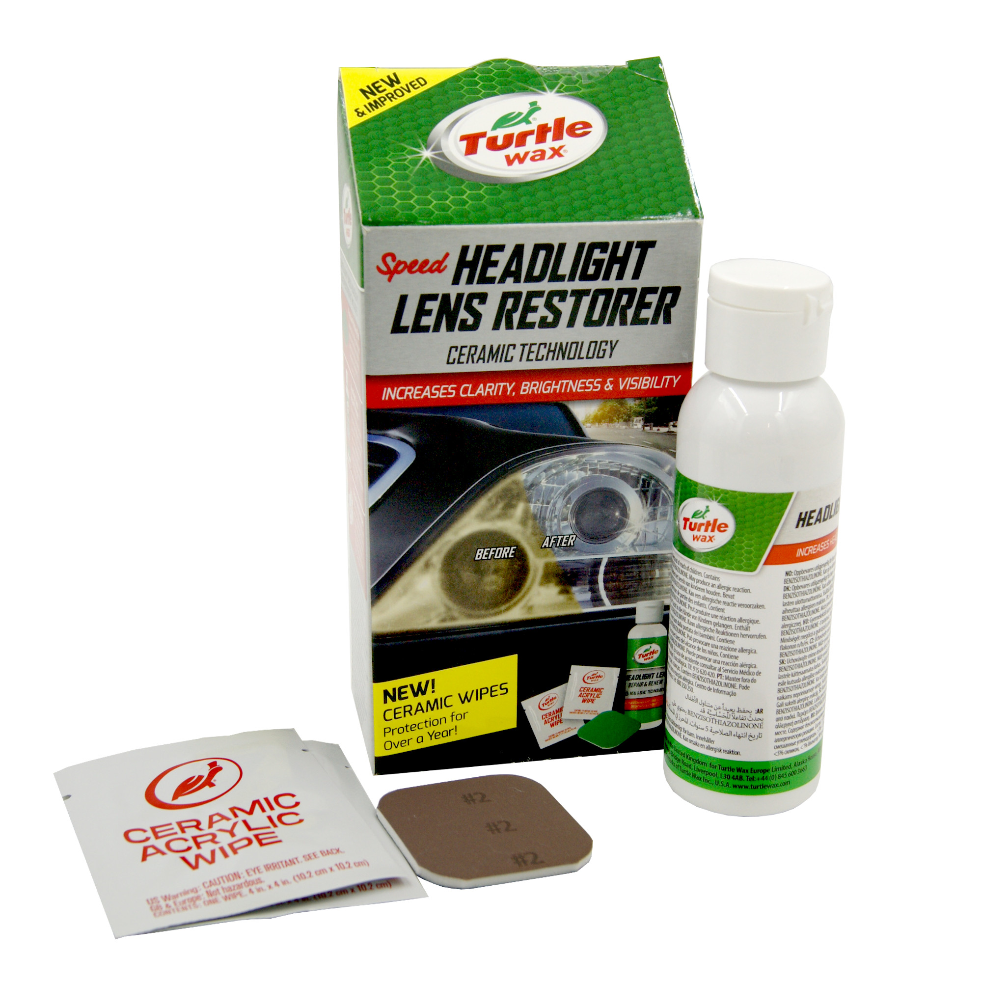 TURTLE WAX ZESTAW DO REGENERACJI REFLEKTORÓW LAMP