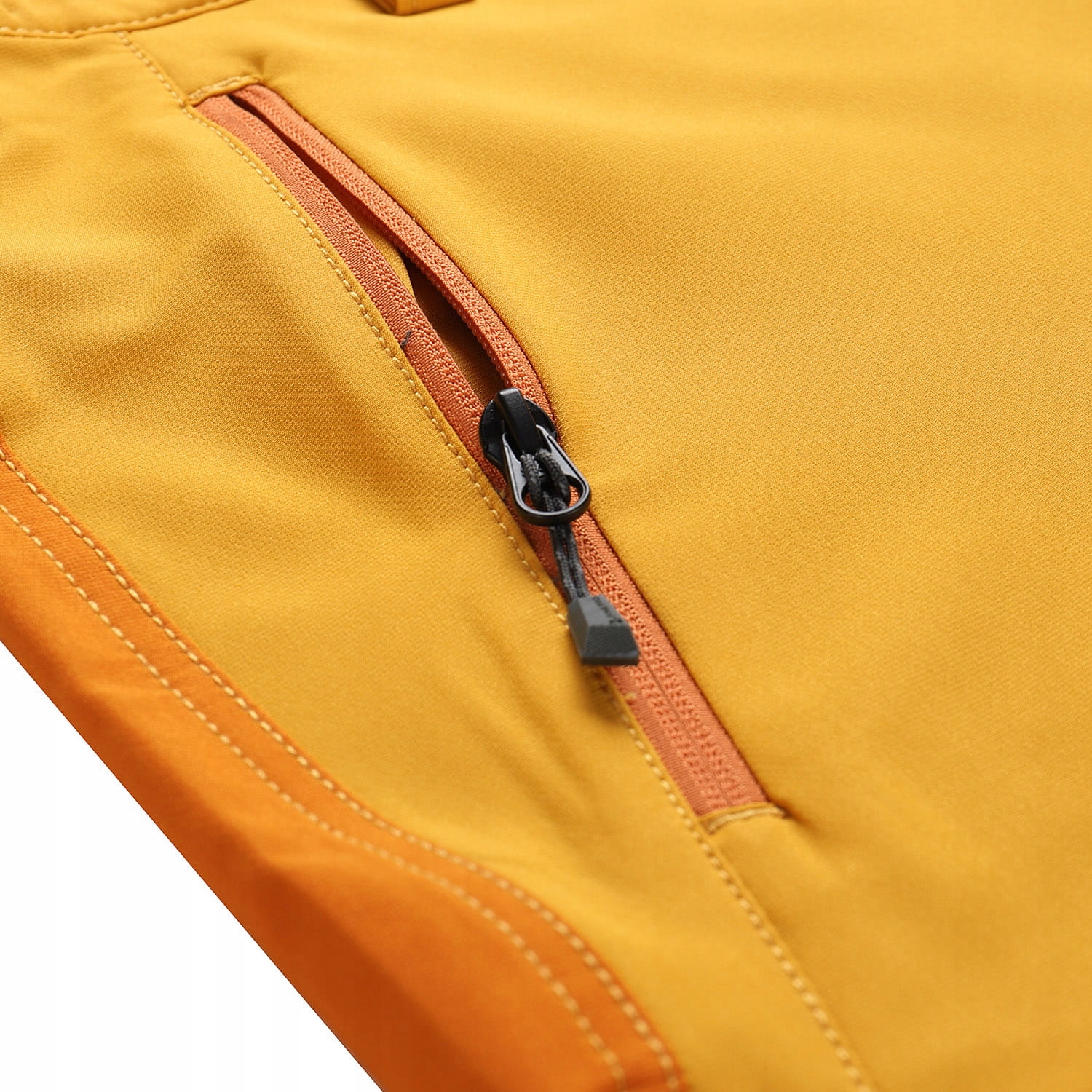 ALPINE PRO Spodnie trekkingowe męskie za kolano Weder pomarańczowy r.46/S Rozmiar 46