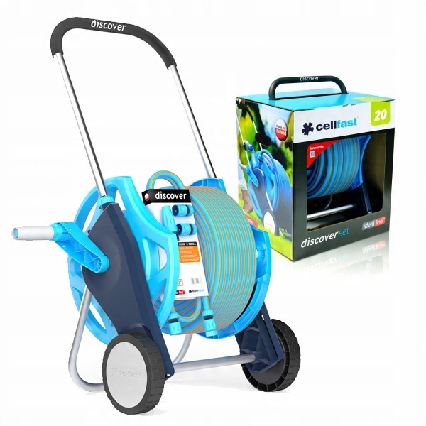 

Cellfast Zestaw Discover Delux Wózek Wąż 20m Z