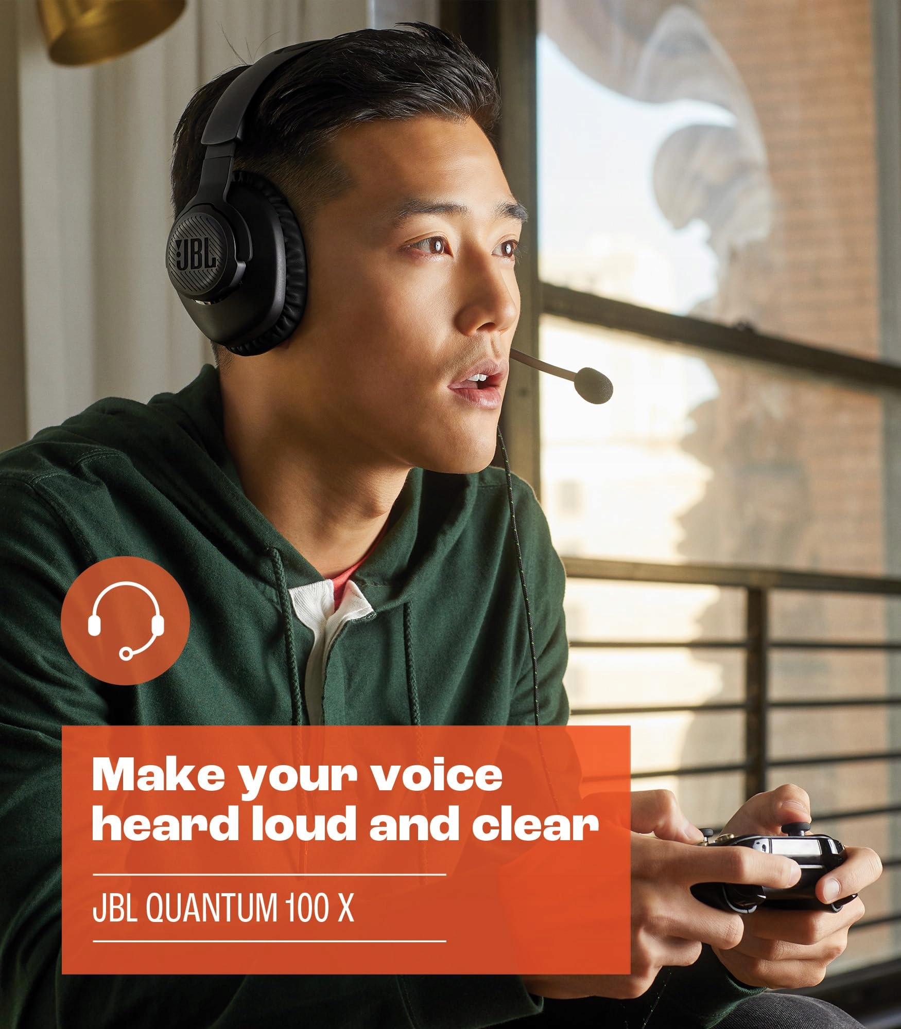 JBL Quantum 100X Słuchawki Gamingowe Dla Xbox Czarny — miniatura 4