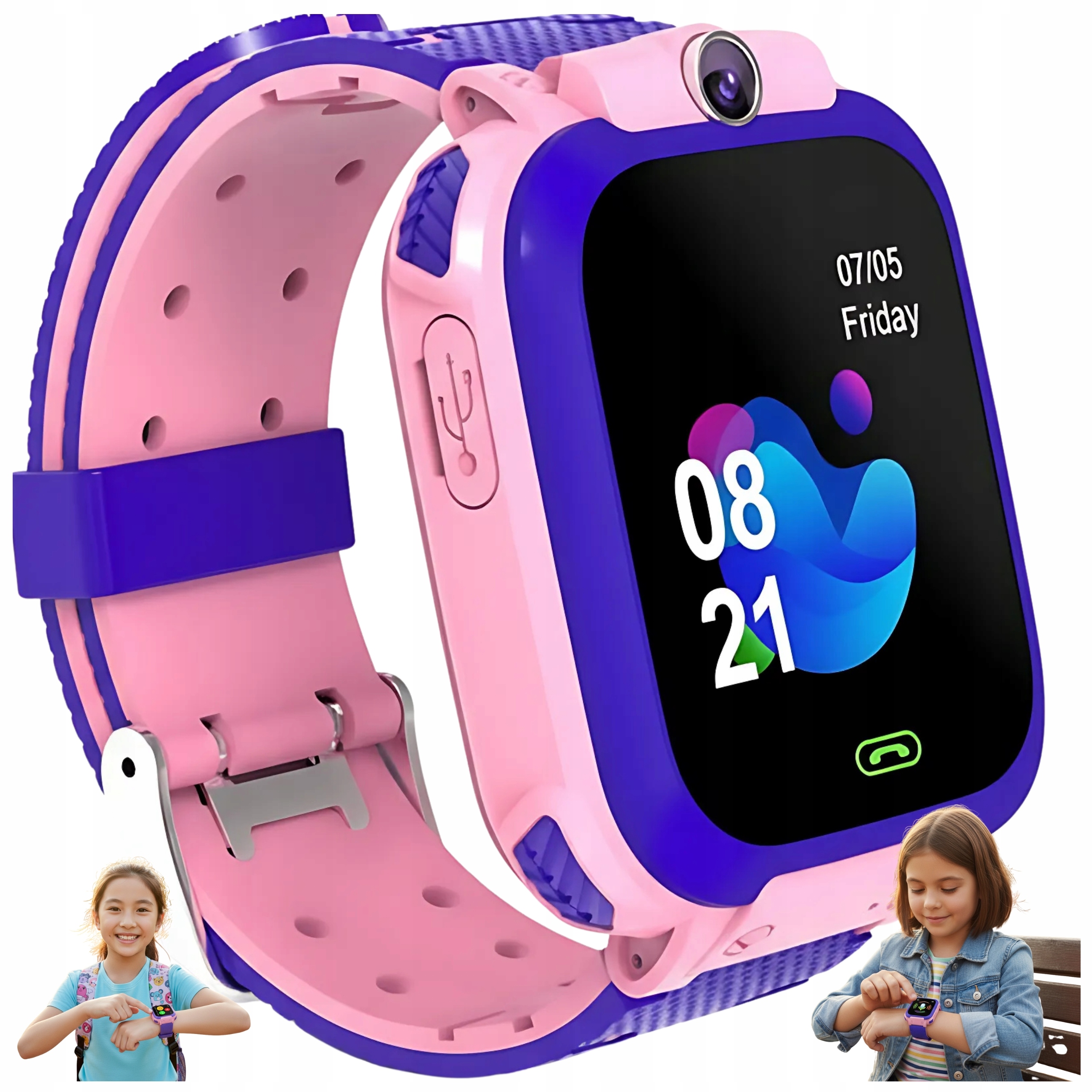 Zegarek Smartwatch Dla Dzieci Kamera Gps WiFi Rozmowy Lokalizator Sim