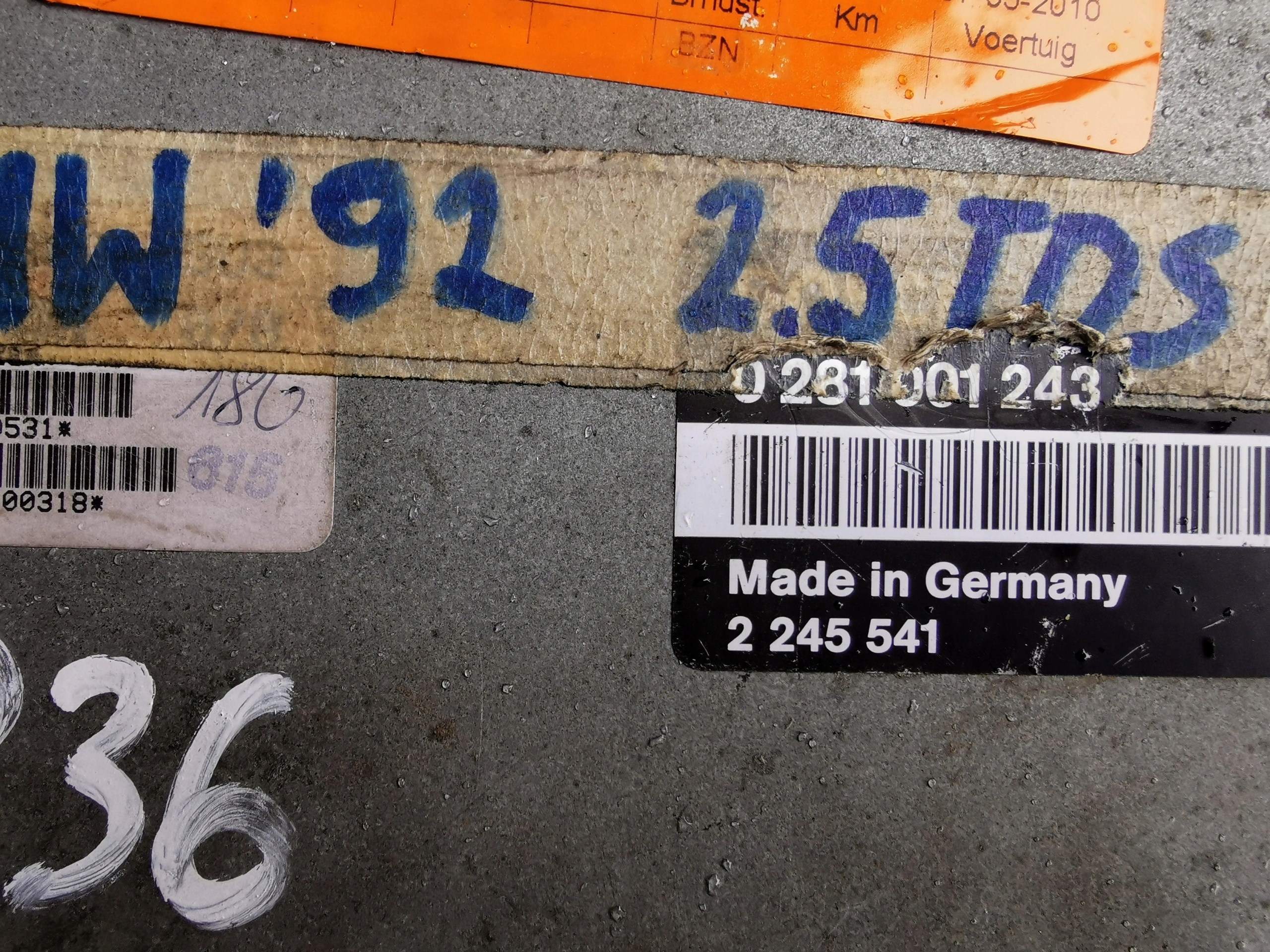 BMW 3 2.5TDS 0281001243 2245541 computer ECU ORYGI