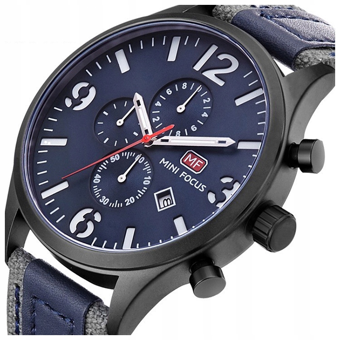 Pánské hodinky Mini Focus analog data chronograf