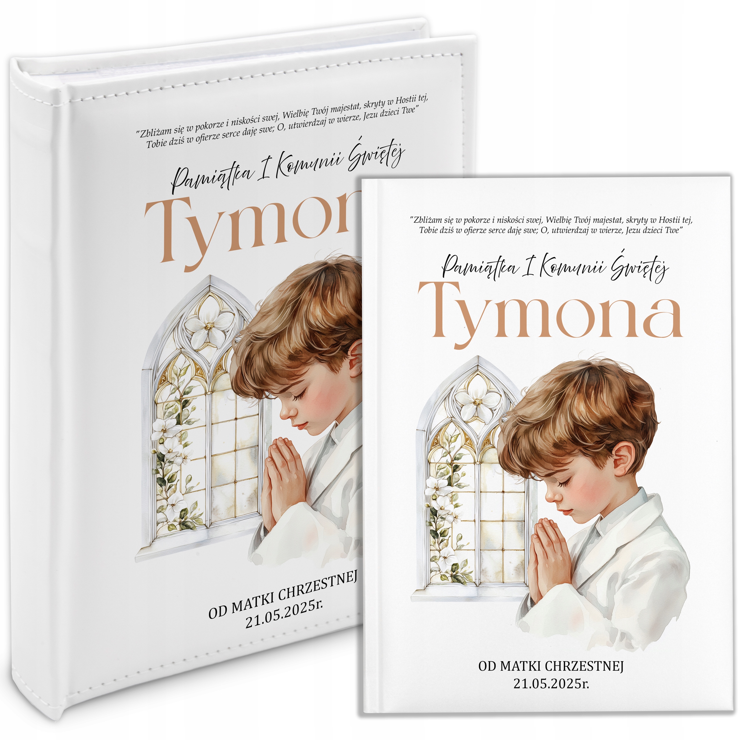 Set Biblia Album Dárek Památka Svatého Přijímání Od Kmotry Jméno