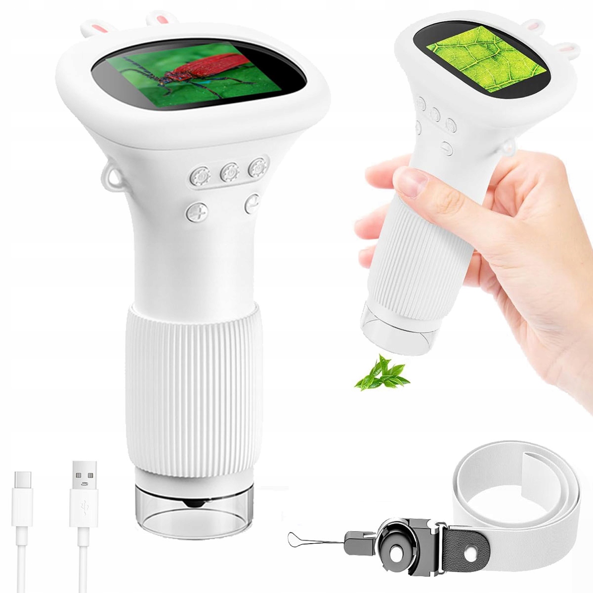 Digitální Kapesní Optický Mikroskop Pro Děti S Led Přiblížením 1000X