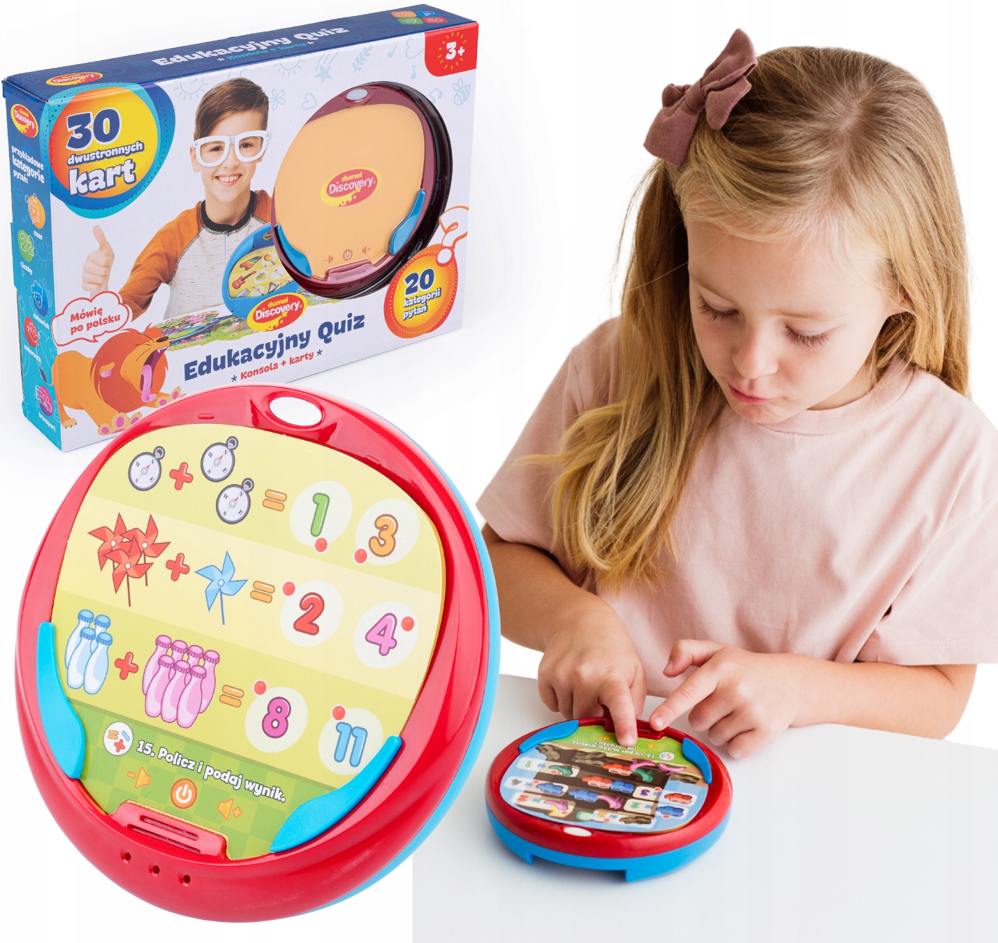 

Dumel Edukacyjny Quiz Konsola Nauka Zabawa Karty