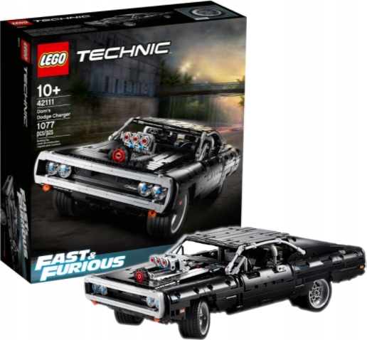 LEGO Technic 42111 Dom's Dodge Charger Bohater Inny