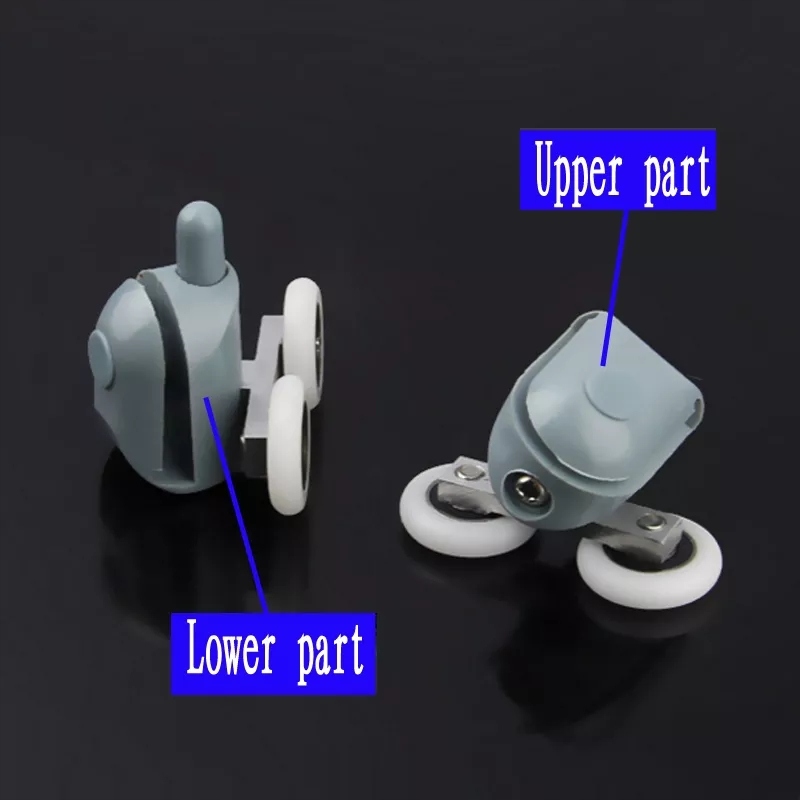 ROLKI PODWÓJNE DO KABINY PRYSZNICOWEJ 25MM KOMPLET ROLKA KÓŁKA ODBOJNIKI Typ rolka