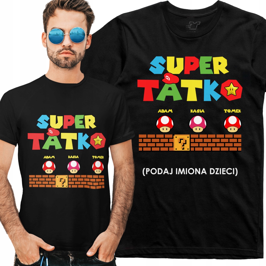 

Koszulka Super Mario Tata Prezent Dzień Ojca XXL