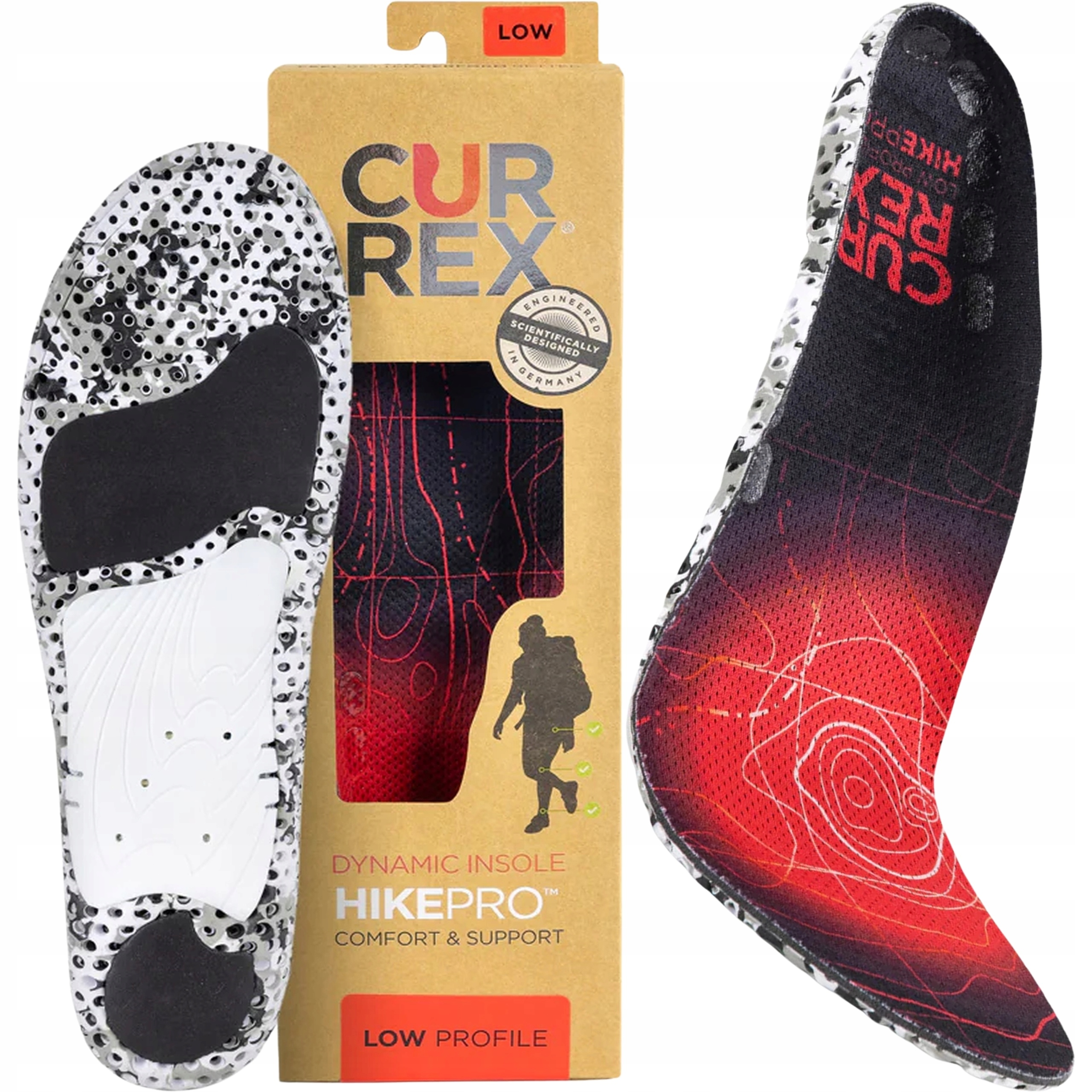 Wkładki do Butów Trekkingowych Amortyzujące Currex Hike Pro Low L