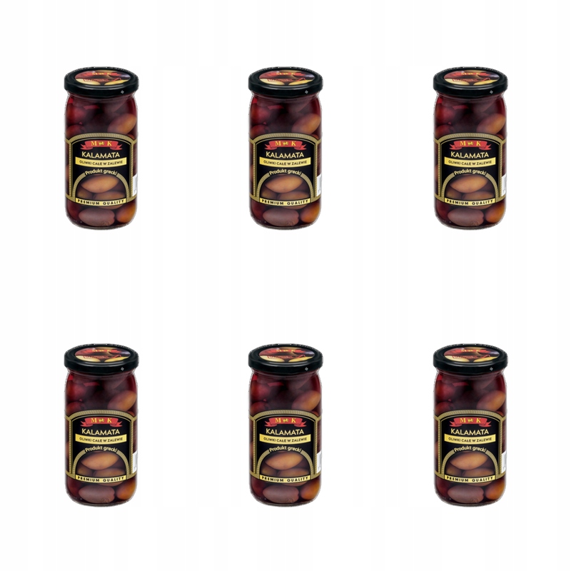Mk Řecké olivy Kalamata celé 350 g X6