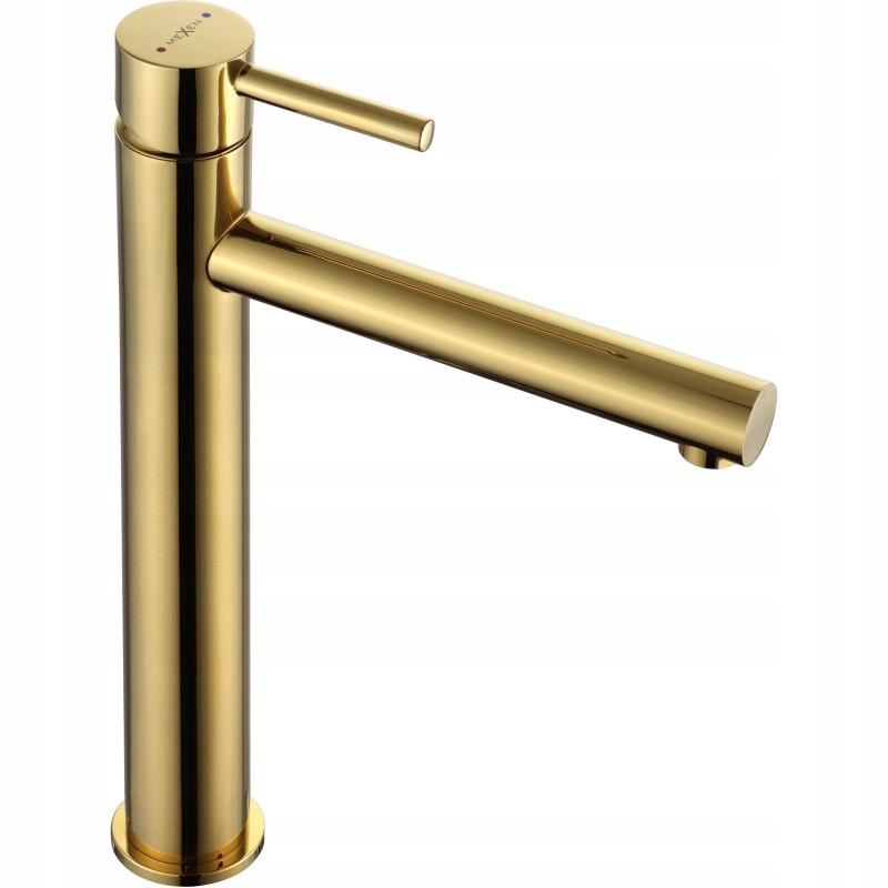 Mexen Elba vysoká umývadlová batéria, zlatá