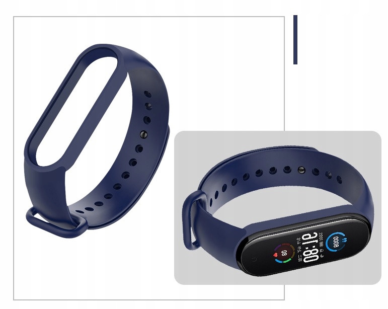 

Opaska Zamienna do Xiaomi Band 5 Band 6 Granatowa