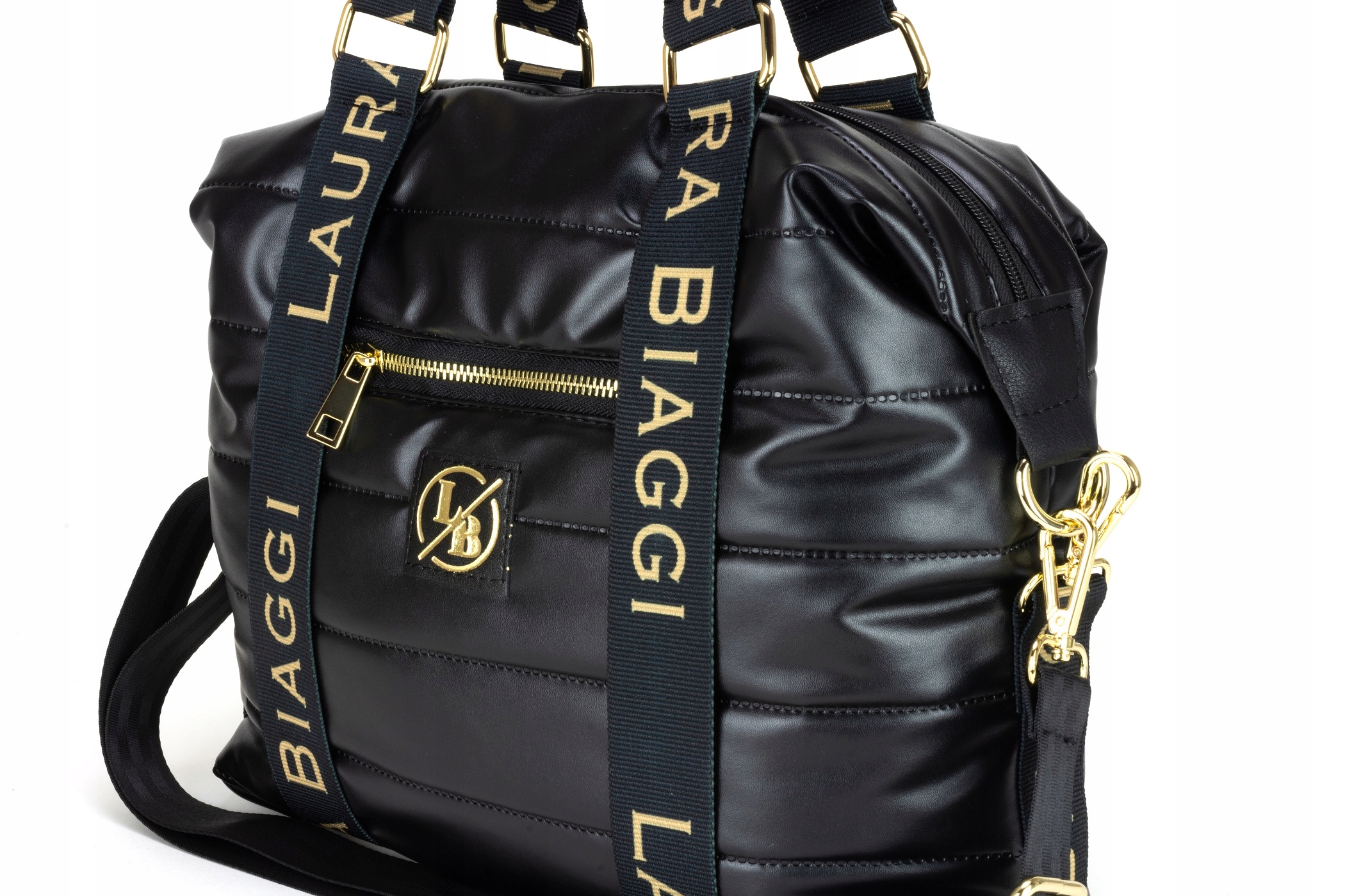 POLSKA TOREBKA LAURA BIAGGI SHOPPER EKO A4 CZARNA Model LB53