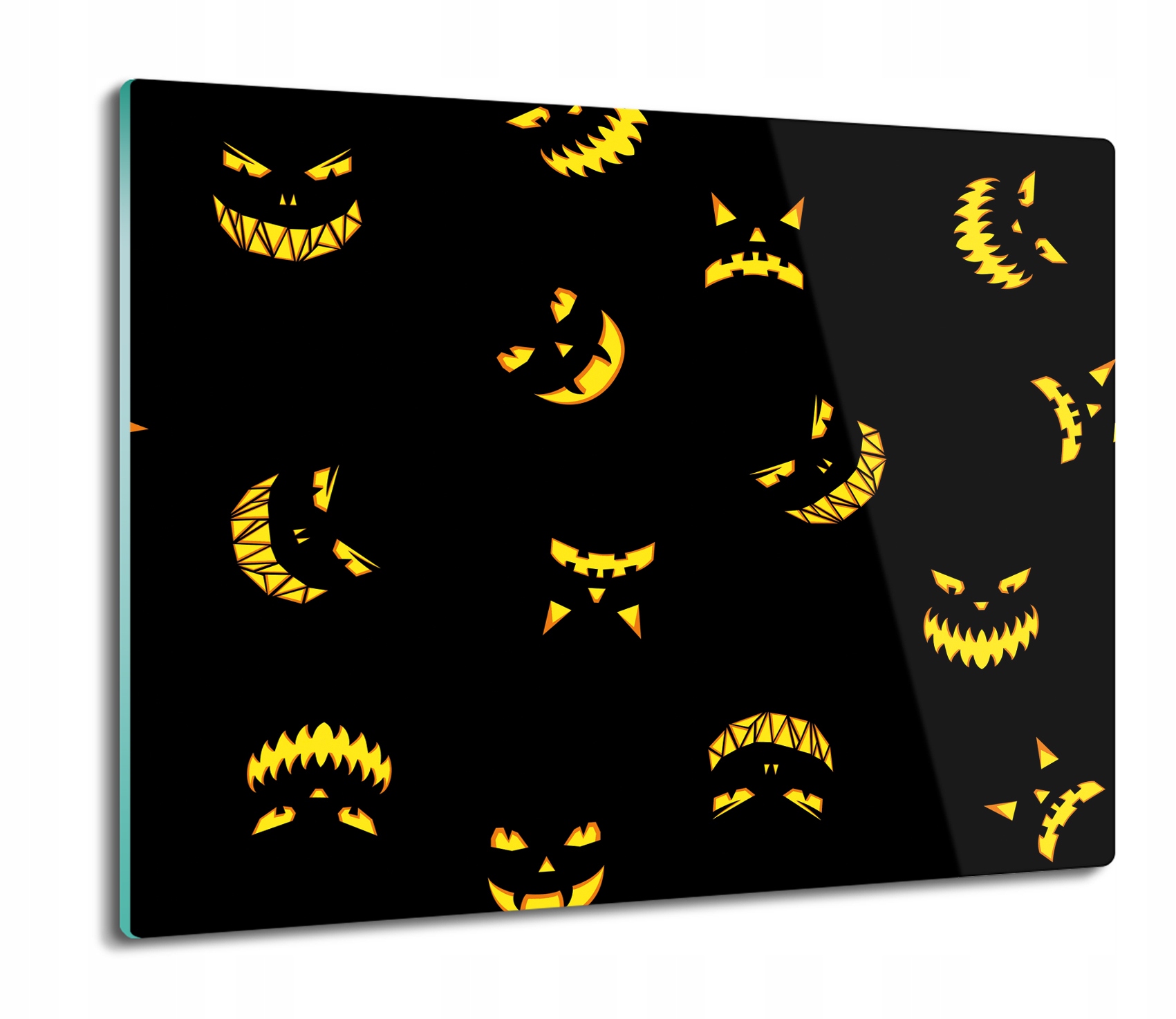 Kuchyňská deska Vál z tvrzeného skla 60x52 Oči úst Halloween